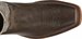 Top view of Justin Boot Womens Guthrie Chocolate